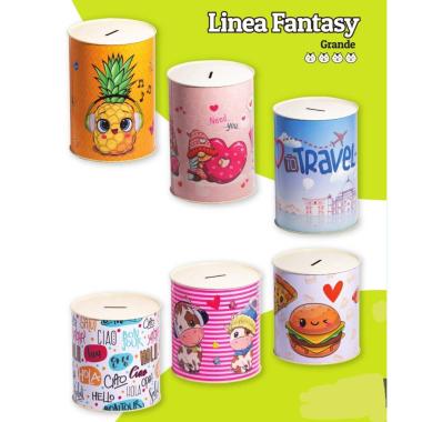 Salvadanaio latta 13x15 fantasy