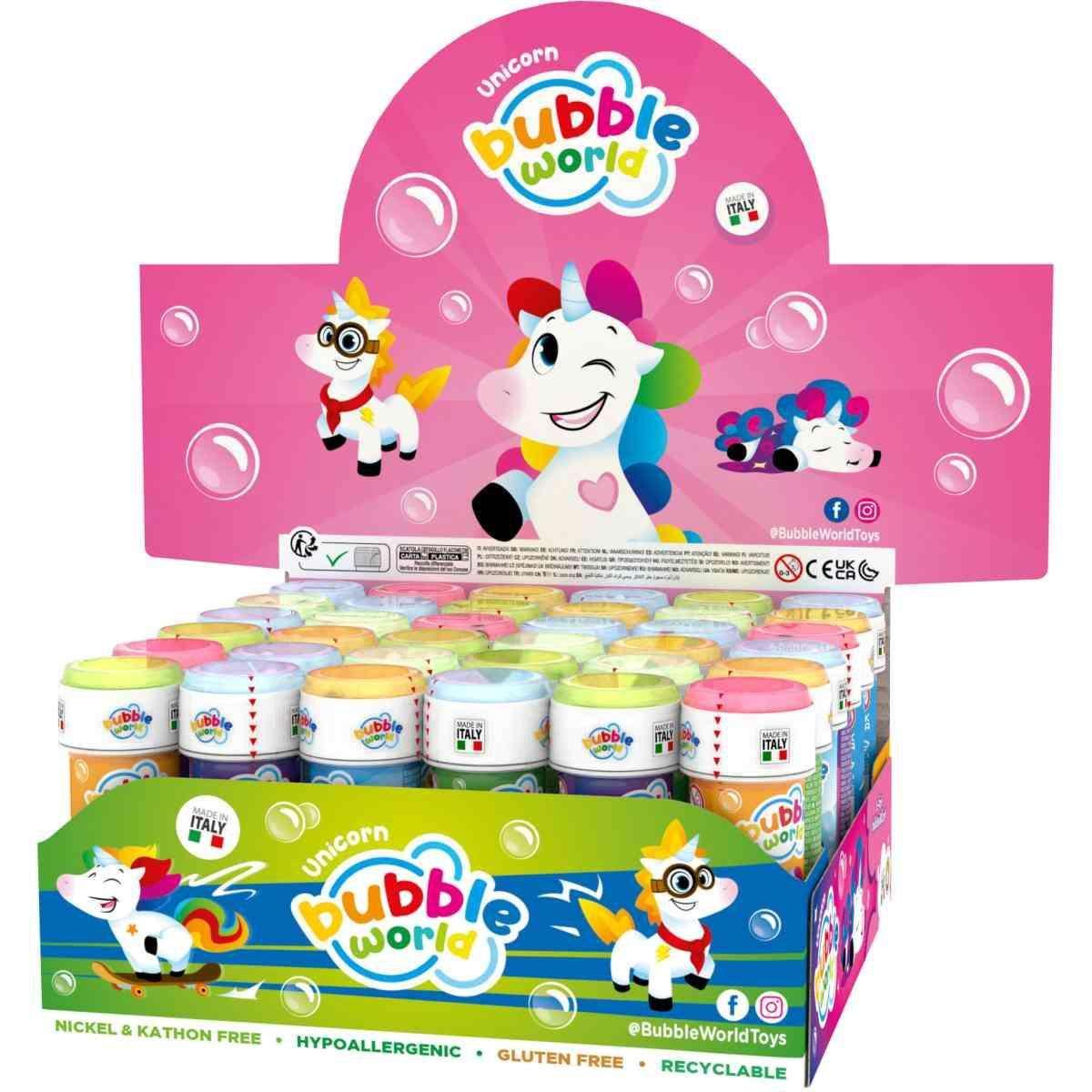 Bolle di sapone unicorno 36pz.