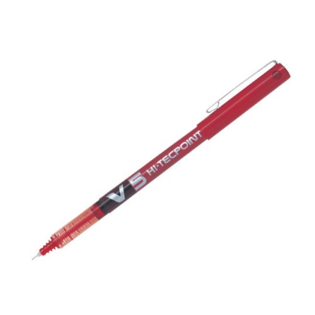 Penne hi-tecpoint v7-grip cf.12 pz.rosso