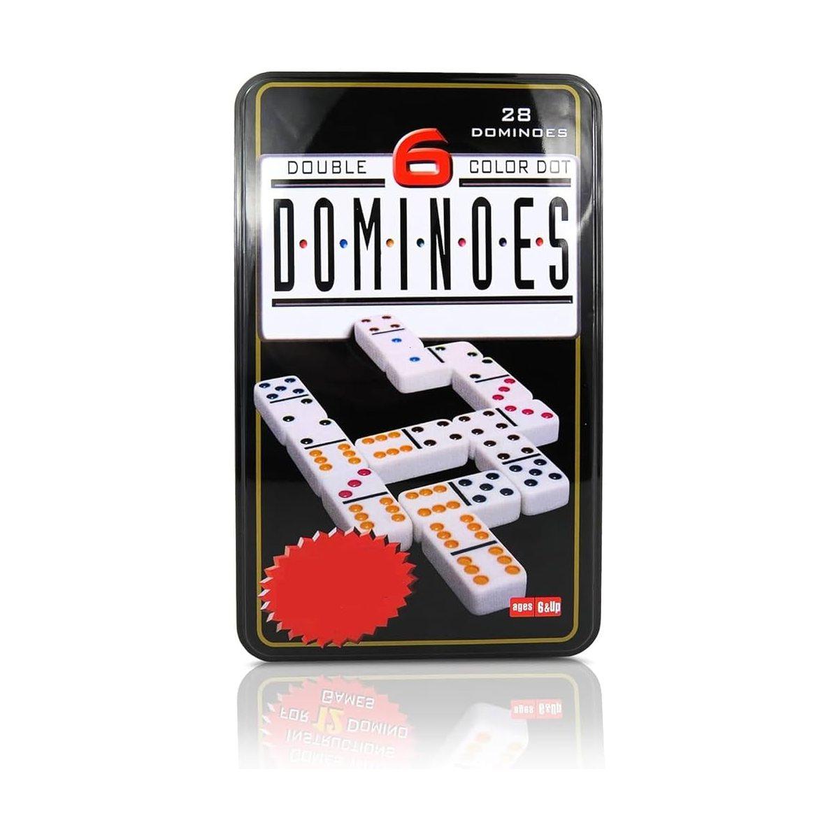 Domino in barattolo metallo
