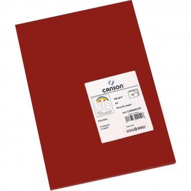 Foglio vivaldi a4 185g rosso granata pz50