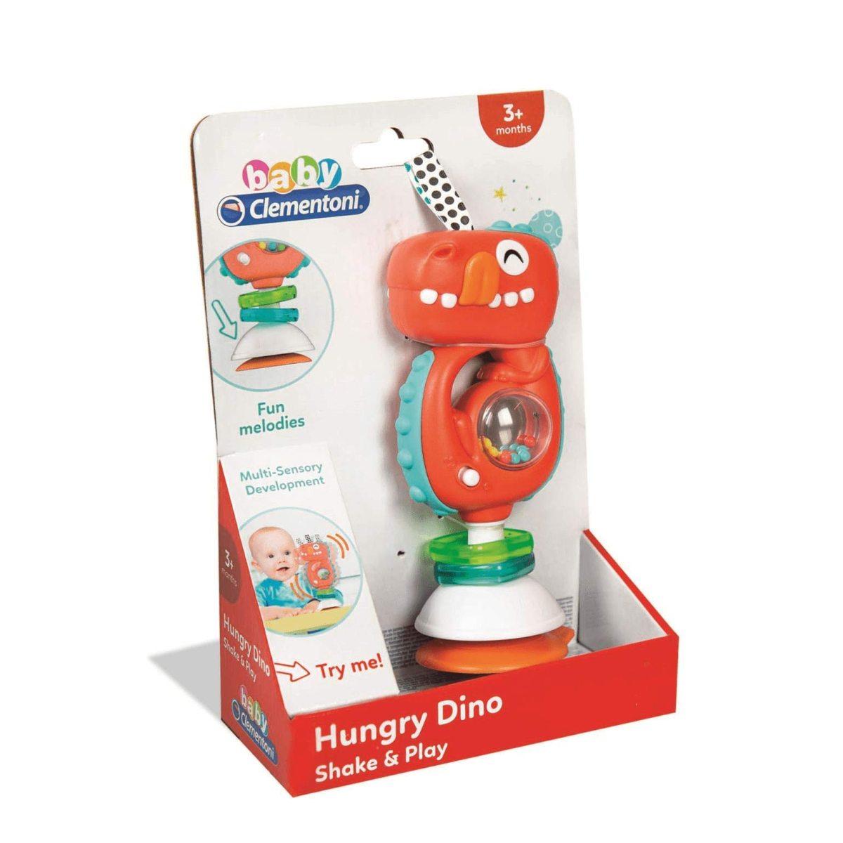 Interactive rattle dino