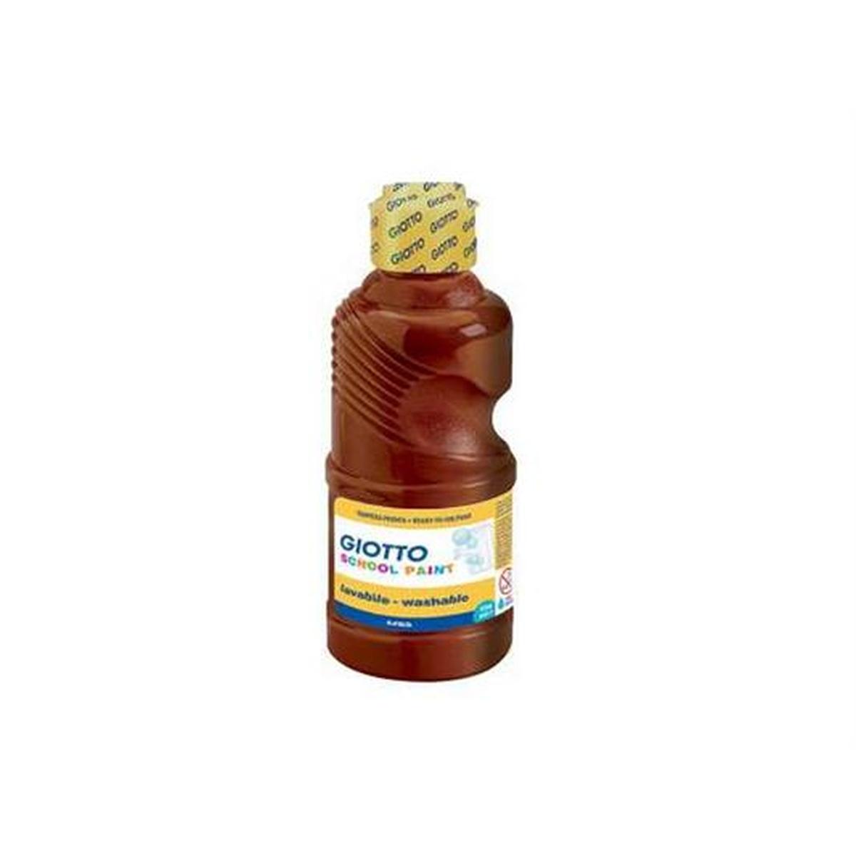 Giotto tempera school paint 250 ml marrone