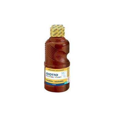 Giotto tempera school paint 250 ml marrone