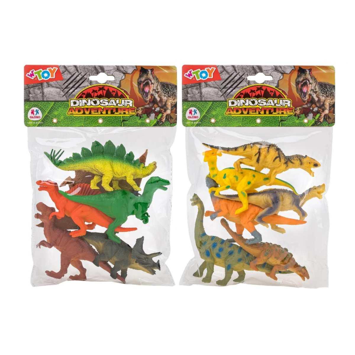 Animali dinosauri 5pz 2 ass.