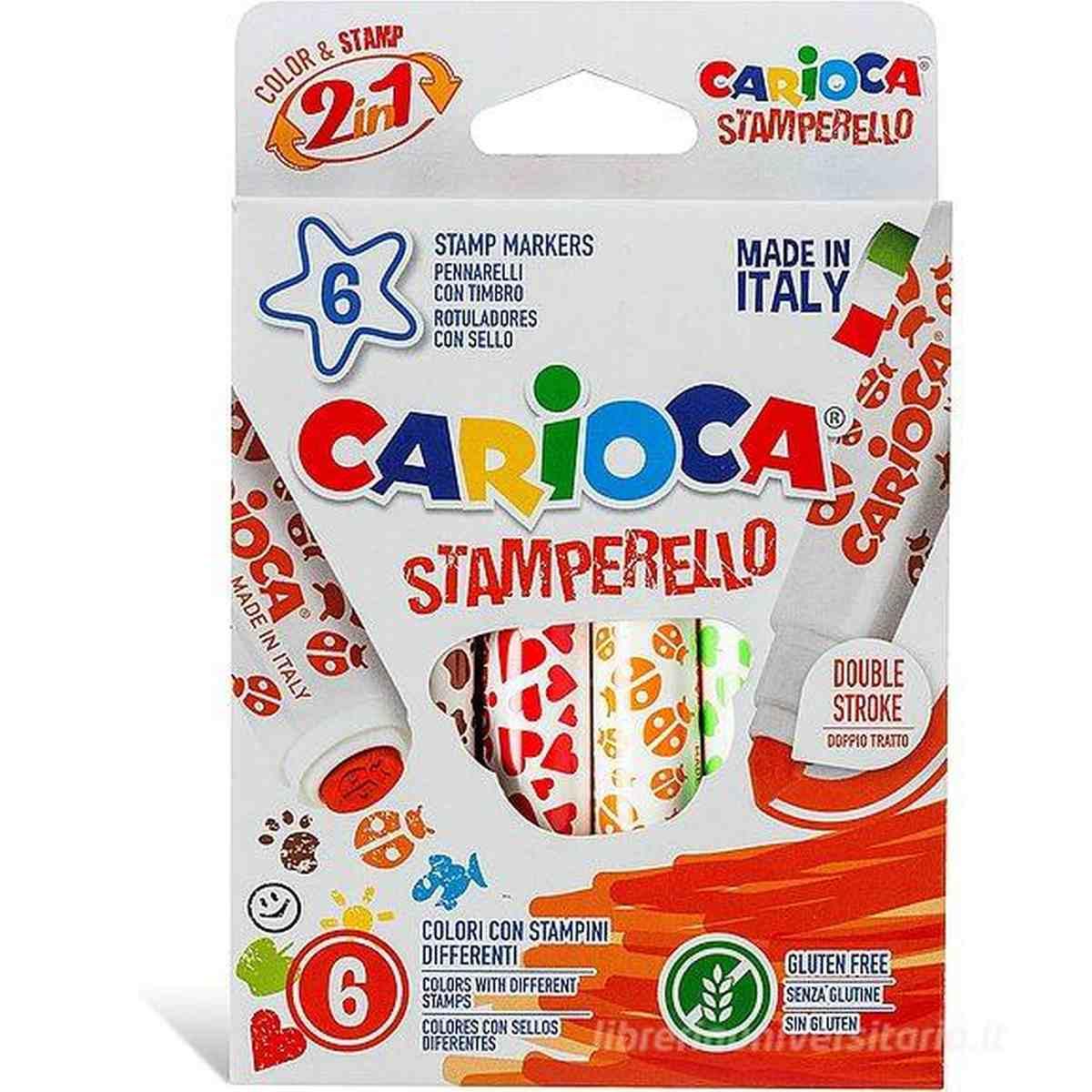 Carioca stamperello da 6pz