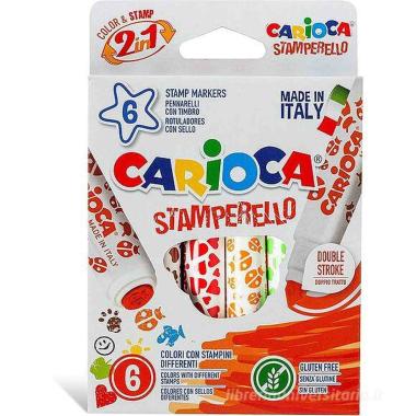 Carioca stamperello da 6pz