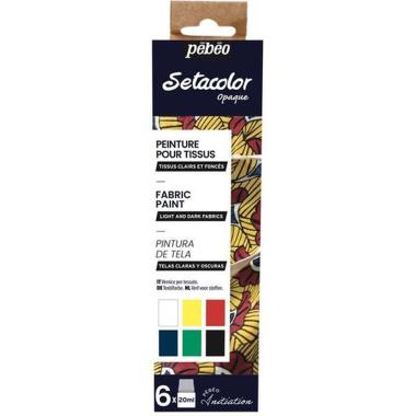 Set colori per tessuto seta 6x20l