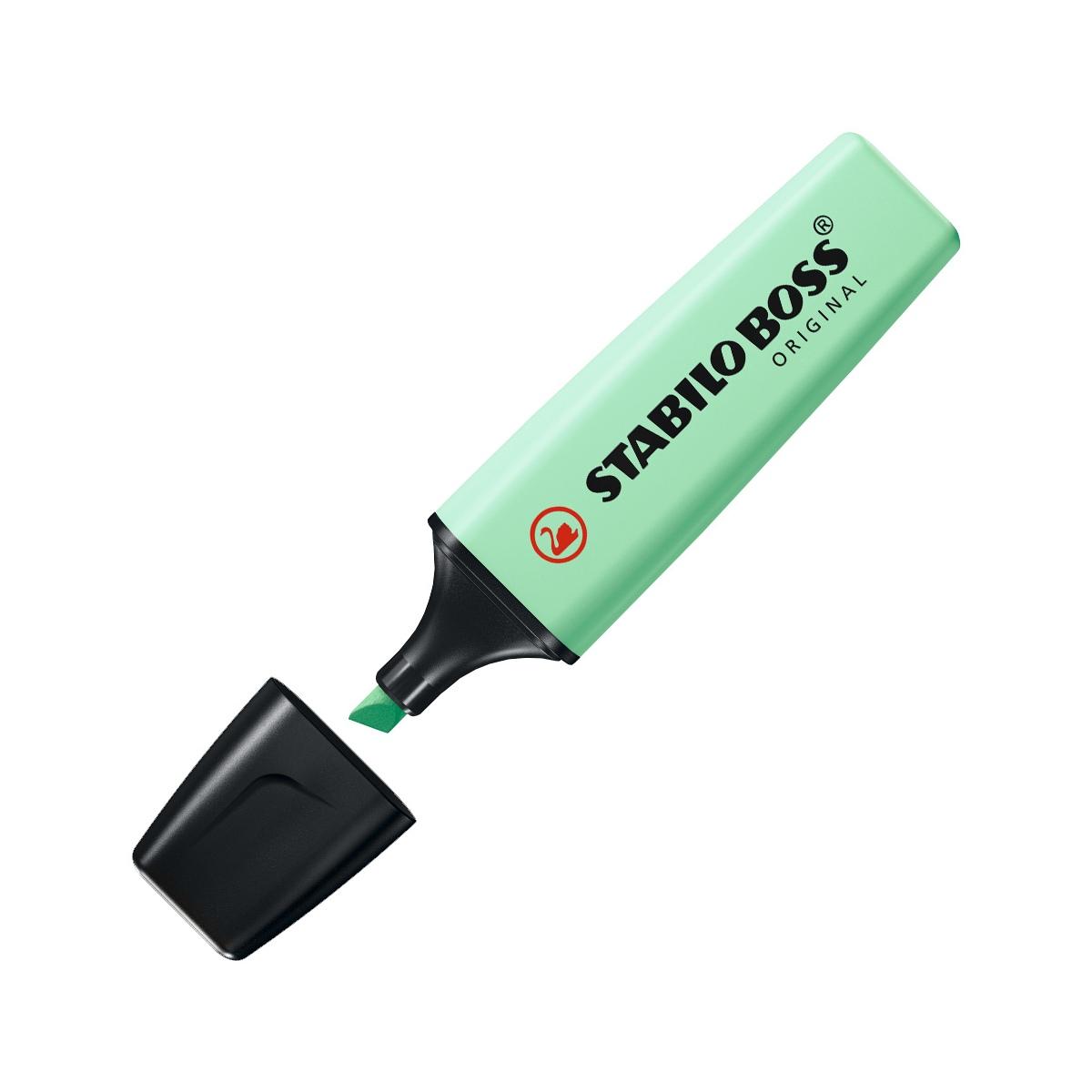 Stabilo boss pastel verde menta  pz.10