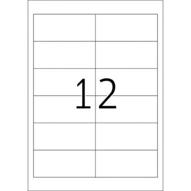 Cf.100 etichette ades. su a4 97x42.3