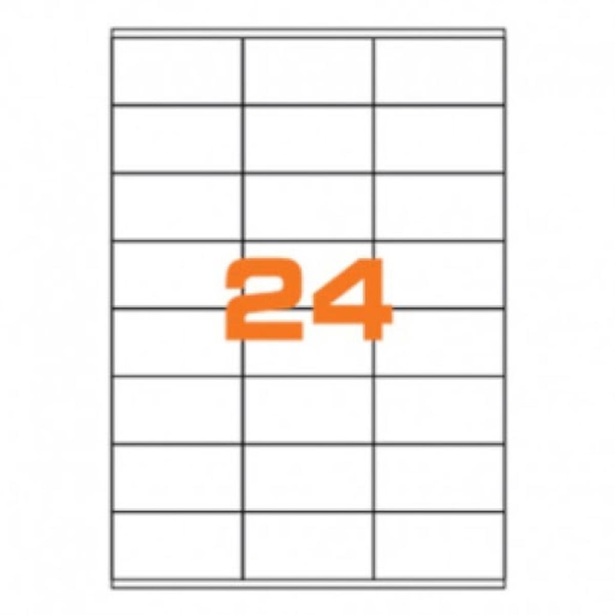 Cf.100 etichette ades. su a4 105x25