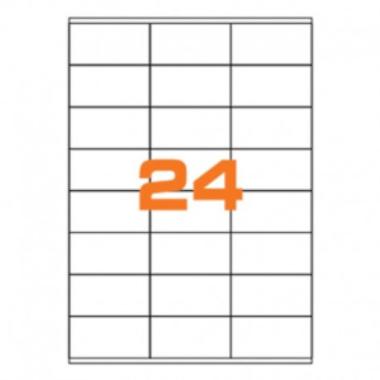 Cf.100 etichette ades. su a4 105x25