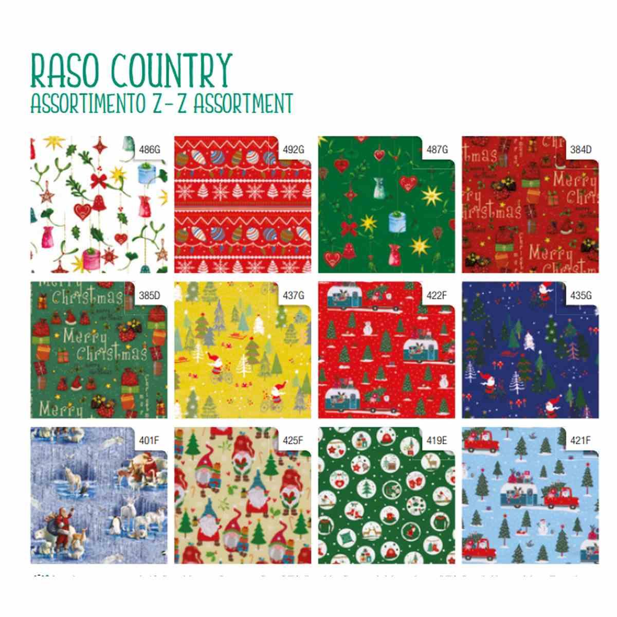 Carta regalo raso scatole da 100 fogli nat.ass.z