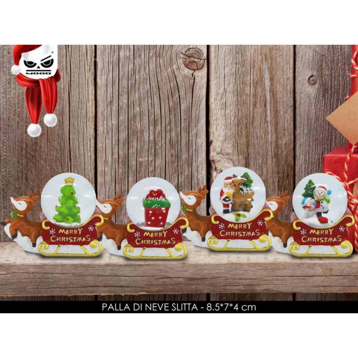 Palla di vetro slitta