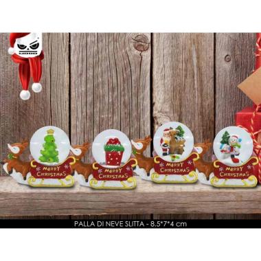 Palla di vetro slitta