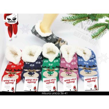 Ciabattine antiscivolo renna