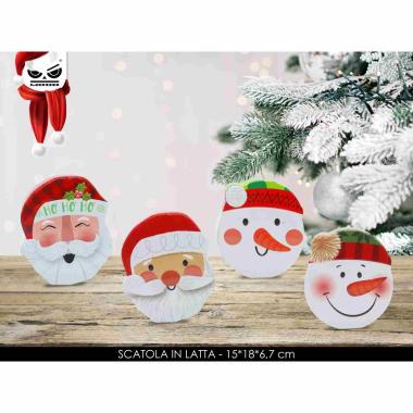 Scatola faccione in latta