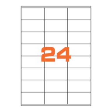 Cf.100 etichette ades. 70x36 c/m