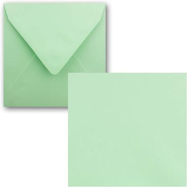 Blister 25 buste 14.5x14.5 gr.120 verde menta perla