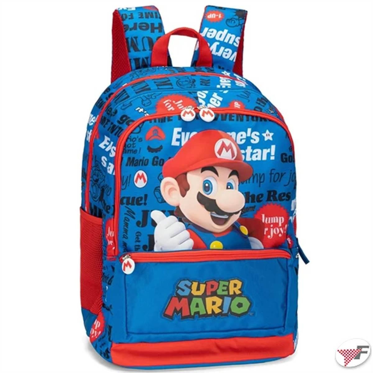 Zaino scuola org. supermario 23