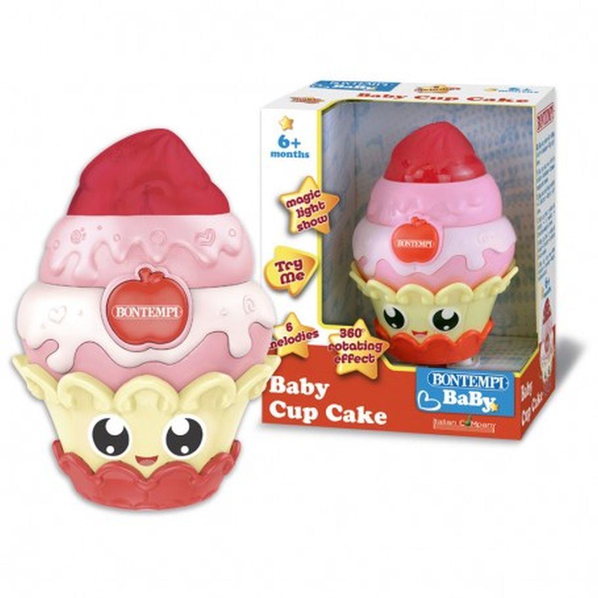 Baby cup cake con effetto rotazione