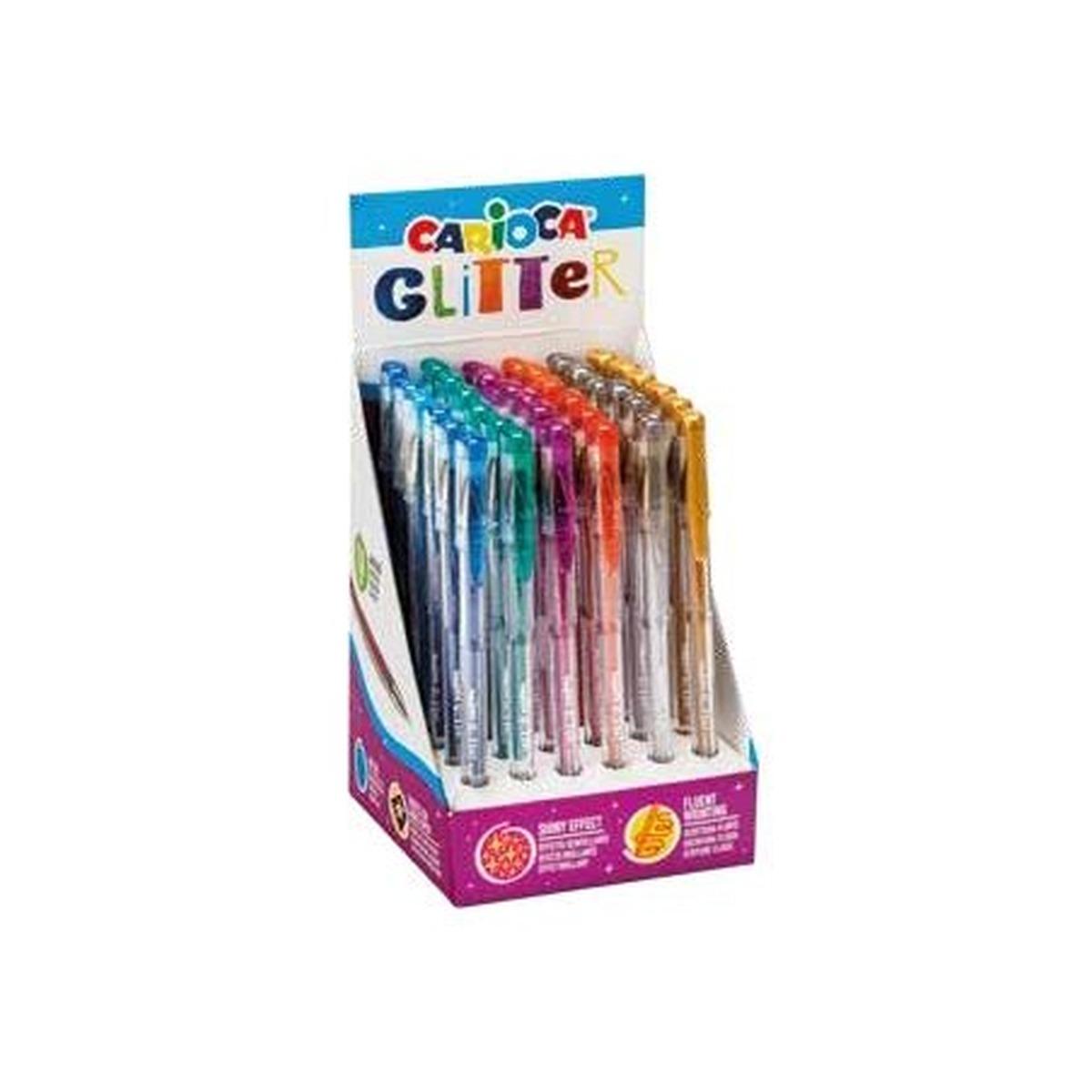 Carioca penne glitter esp 36pz