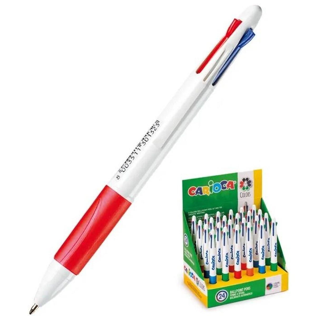 Carioca penna 4 colori cf 24pz