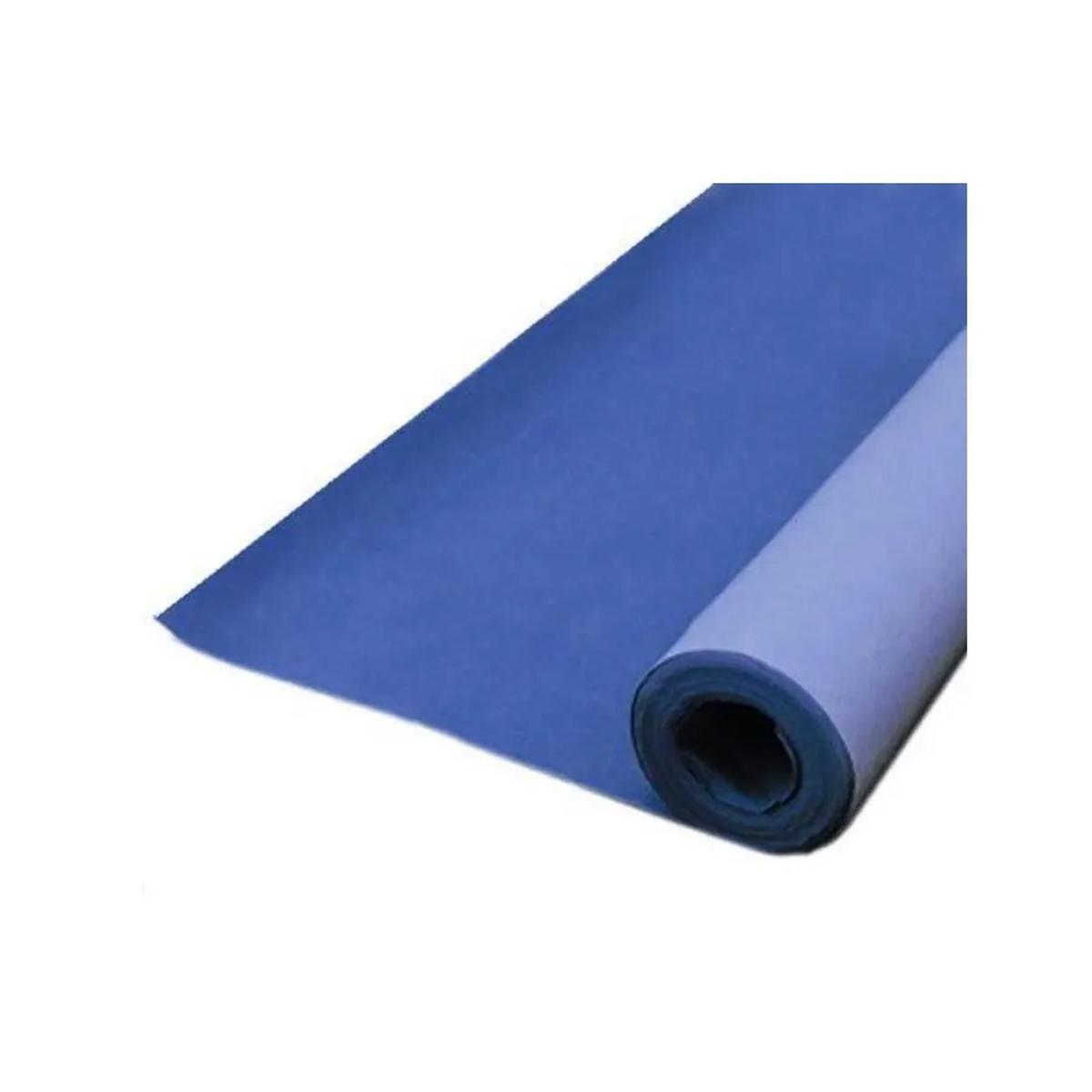 Rotolo vellutato adesivo mt.2x50cm.blu