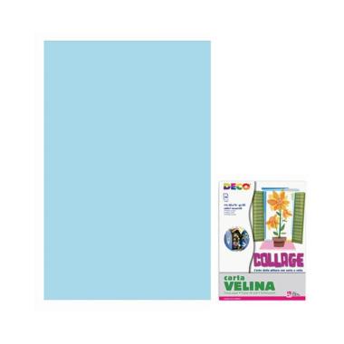 Carta velina 50x76 24pz azzurra