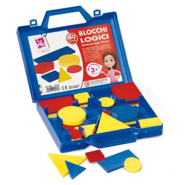 Blocchi logici medi / piccoli in valigetta da 60pz