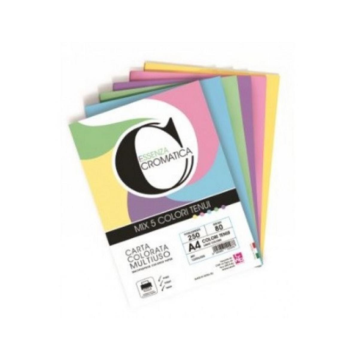 Carta a4 160gr col. tenui avorio 100fg cromatica