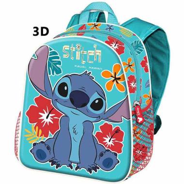 Zaino asilo stitch tropic 3d
