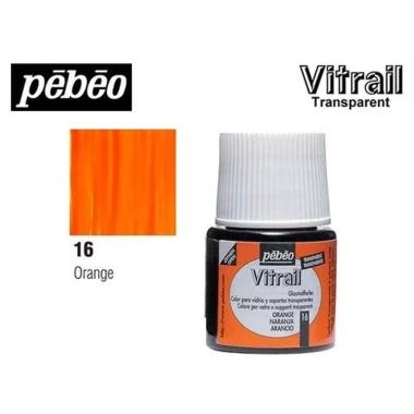Colori per vetro vitrail 45ml arancio