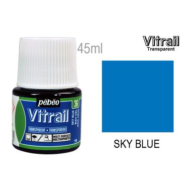 Colori per vetro vitrail 45ml blu chiaro