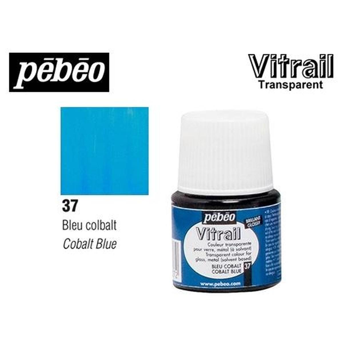 Colori per vetro vitrail 45ml blu cobalto