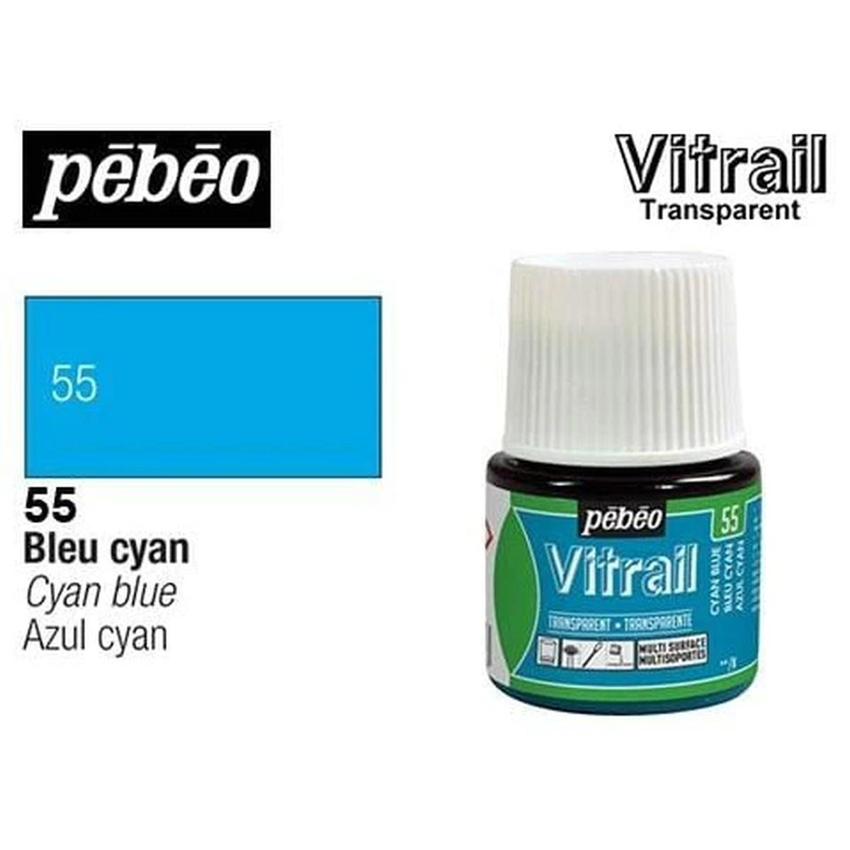 Colori per vetro vetrail 45ml blue cyan