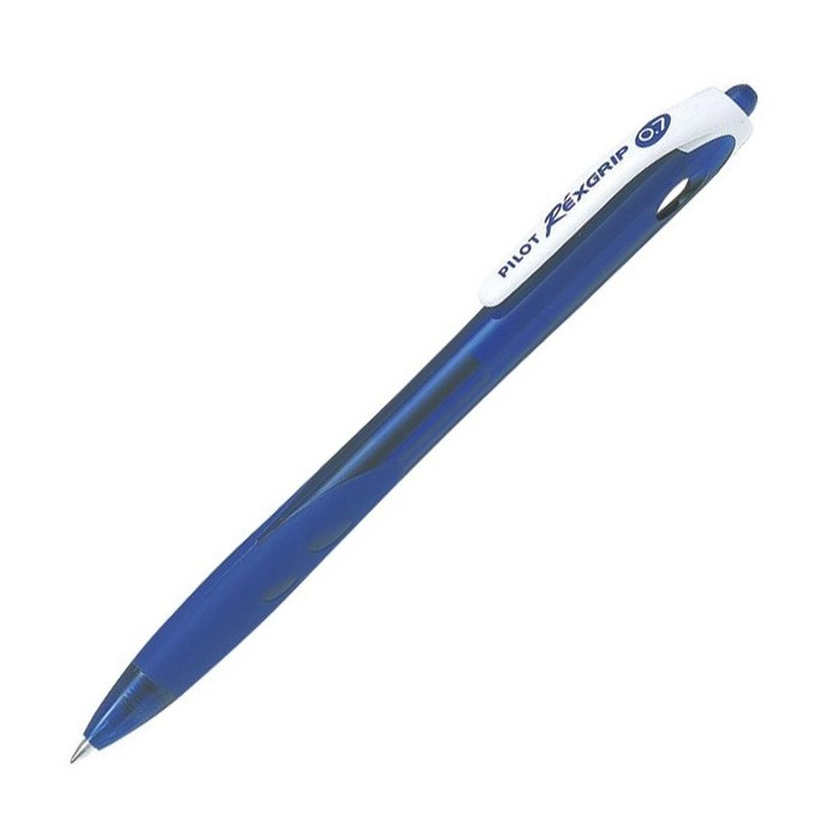 Penna rexgrip begreen 0.7 blu pz.10